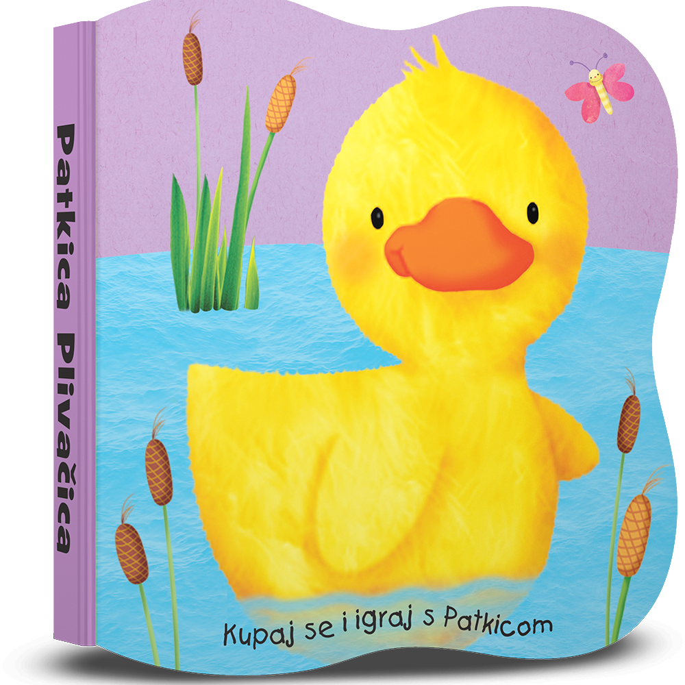 Patkica Plivačica - knjižica za kupanje za bebe 