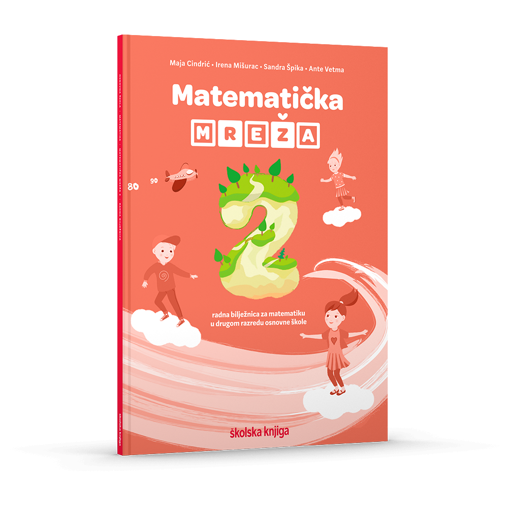 MATEMATIČKA MREŽA 2 - radna bilježnica za matematiku u drugom razredu osnovne škole