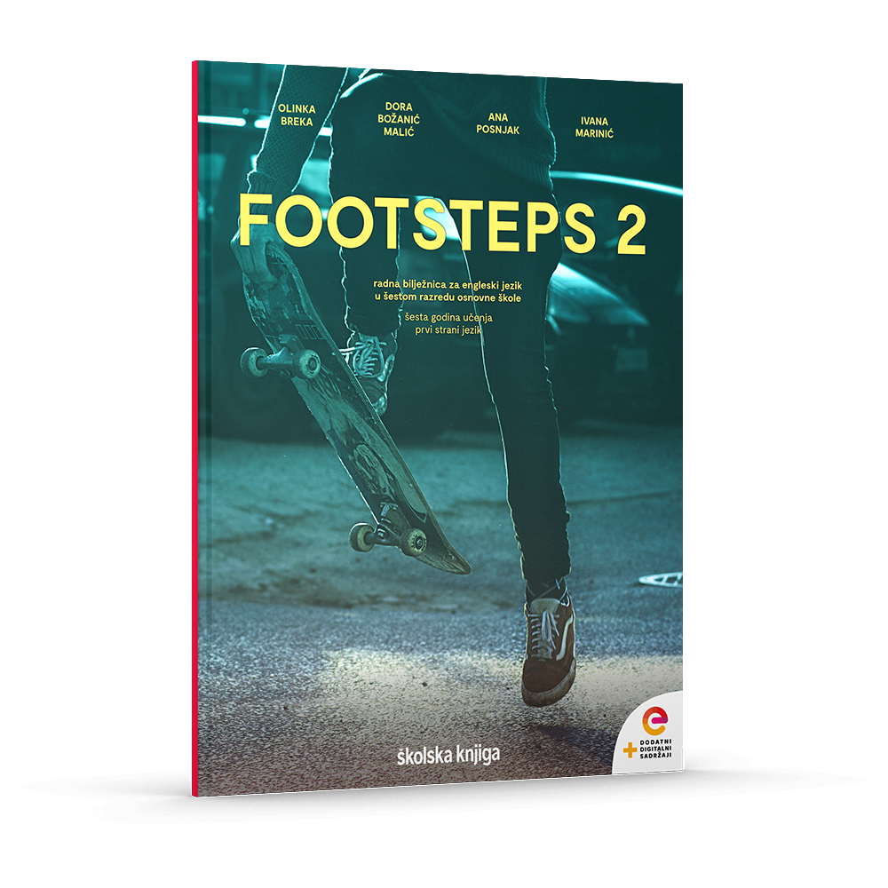 FOOTSTEPS 2 - radna bilježnica za engleski jezik u šestom razredu osnovne škole, šesta godina učenja
