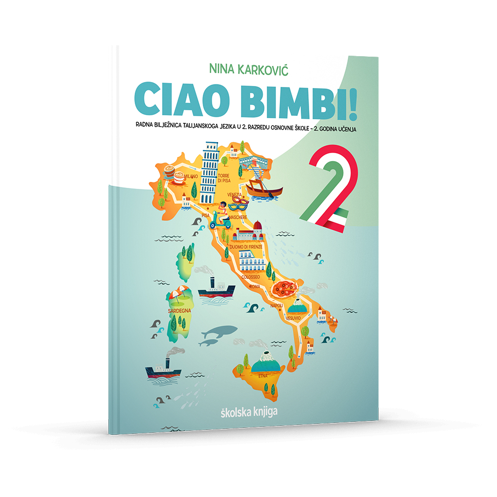 CIAO BIMBI! 2 - radna bilježnica talijanskog jezika u drugom razredu osnovne škole, 2. godina učenja
