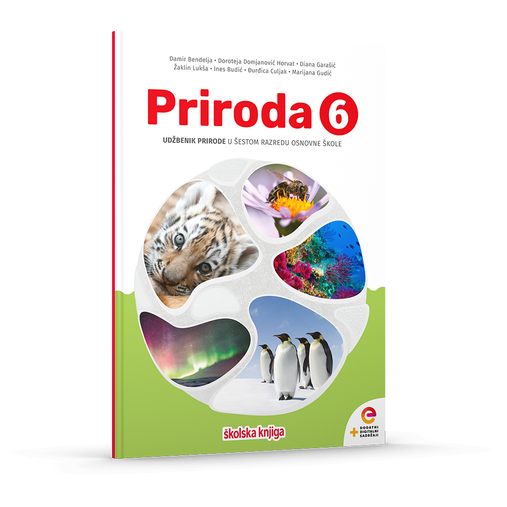 PRIRODA 6 - udžbenik prirode s dodatnim digitalnim sadržajima u šestom razredu osnovne škole
