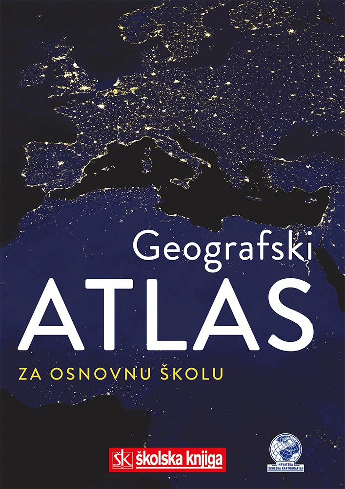 Geografski atlas za osnovnu školu - NOVO 