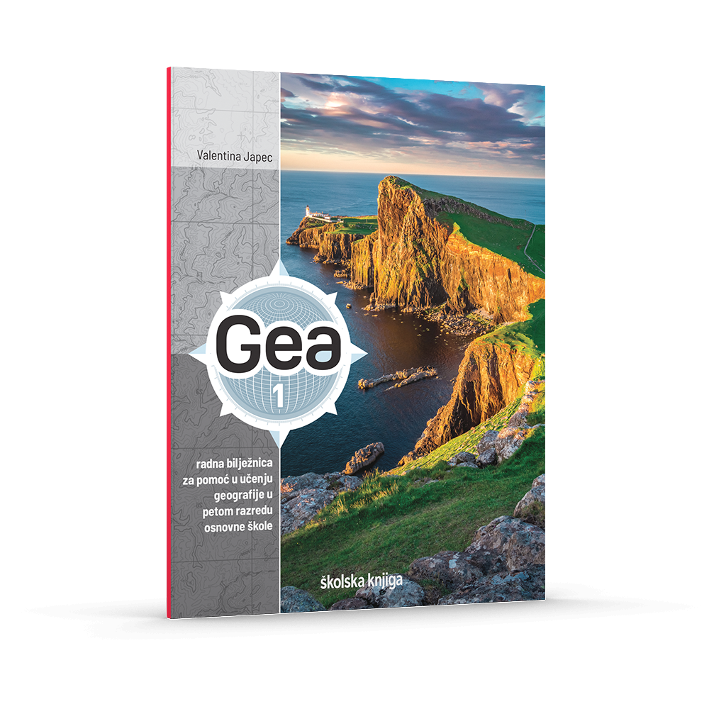 GEA 1 - radna bilježnica za pomoć u učenju geografije u petom razredu osnovne škole