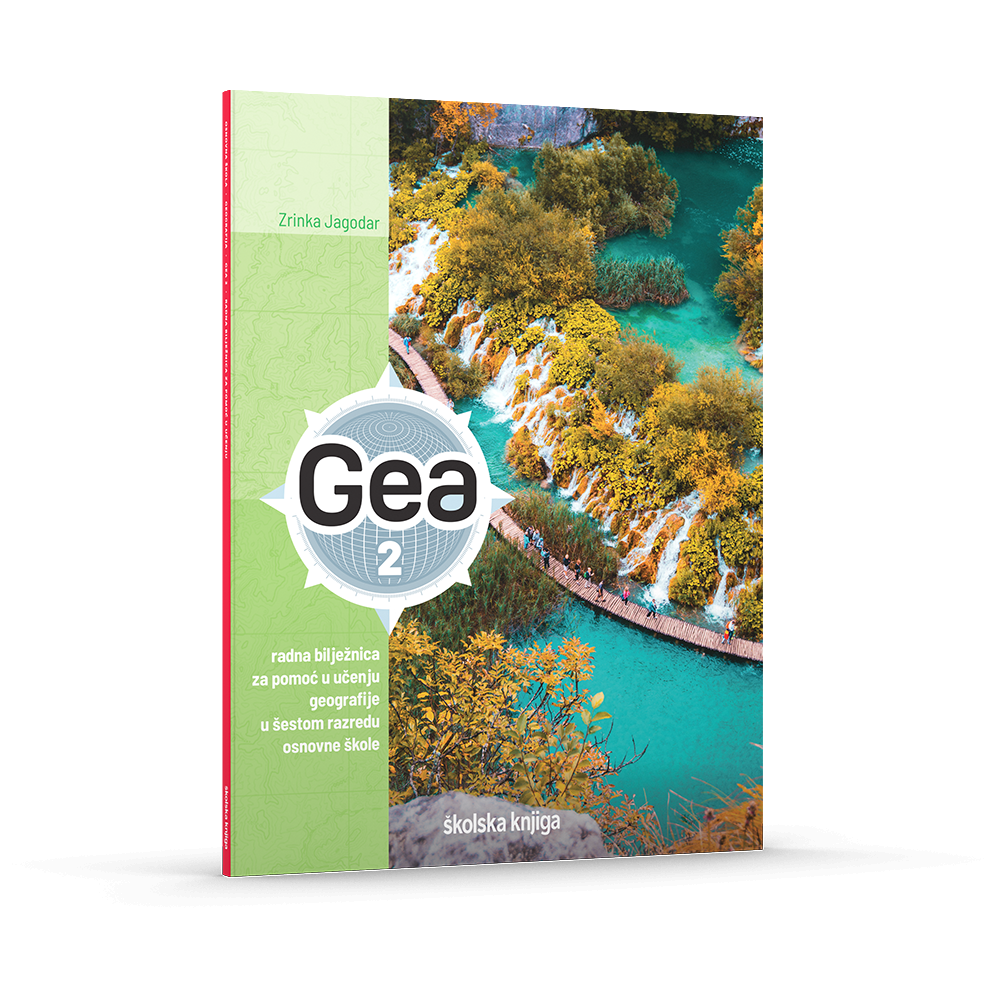 GEA 2 - radna bilježnica za pomoć u učenju geografije u šestom razredu osnovne škole