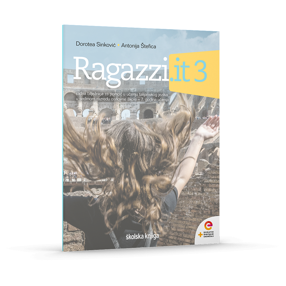 RAGAZZI.IT 3 - radna bilježnica za pomoć u učenju talijanskog jezika u sedmom razredu osnovne škole