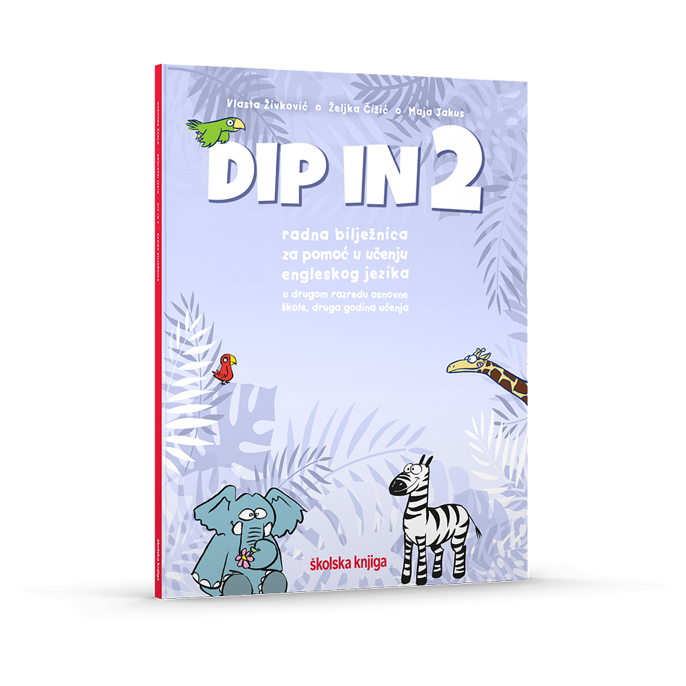 DIP IN 2 - radna bilježnica engleskog jezika za pomoć u učenju drugom razredu osnovne škole
