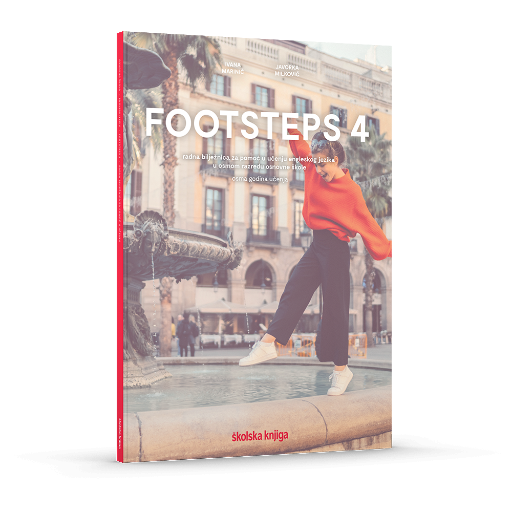 FOOTSTEPS 4 - radna bilježnica za pomoć u učenju engleskog jezika u osmom razredu osnovne škole
