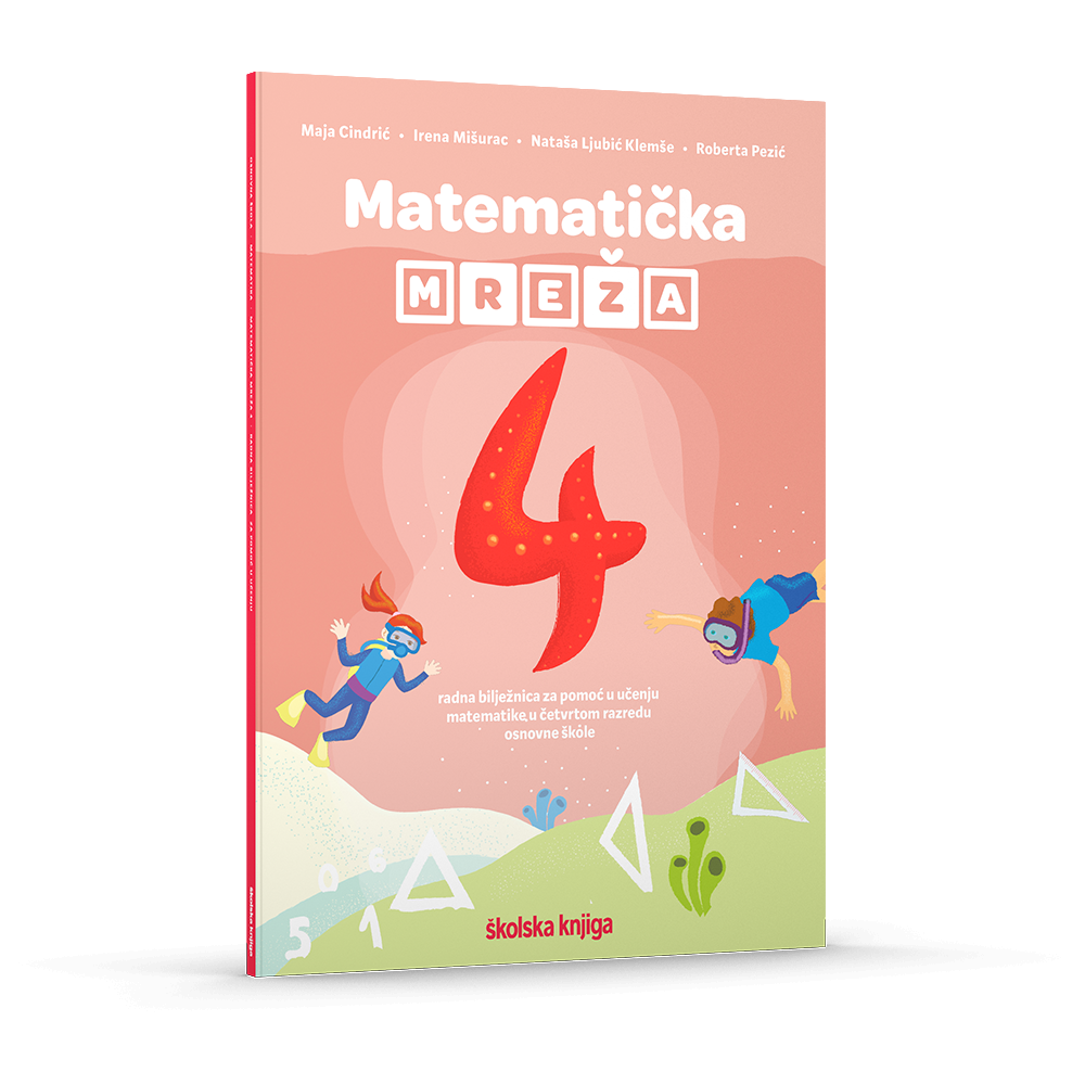 MATEMATIČKA MREŽA 4 - radna bilježnica za pomoć u učenju matematike u četvrtom razredu osnovne škole