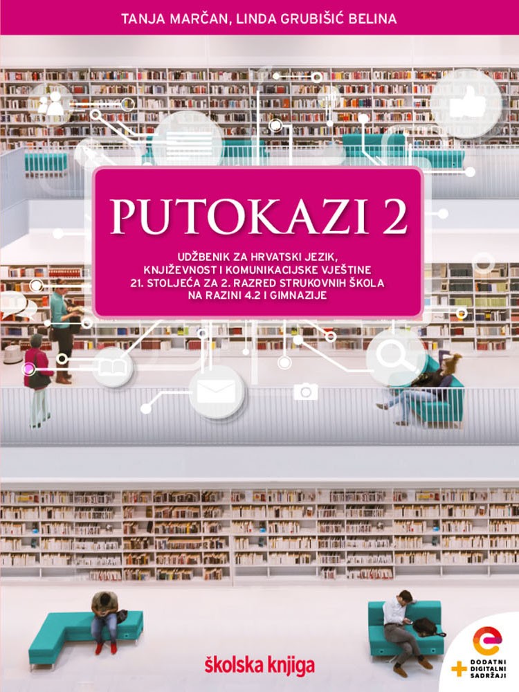 PUTOKAZI 2 -  integrirani  udžbenik za hrvatski jezik i književnost za 2. razred strukovnih škola na razini 4.2 i gimnazije