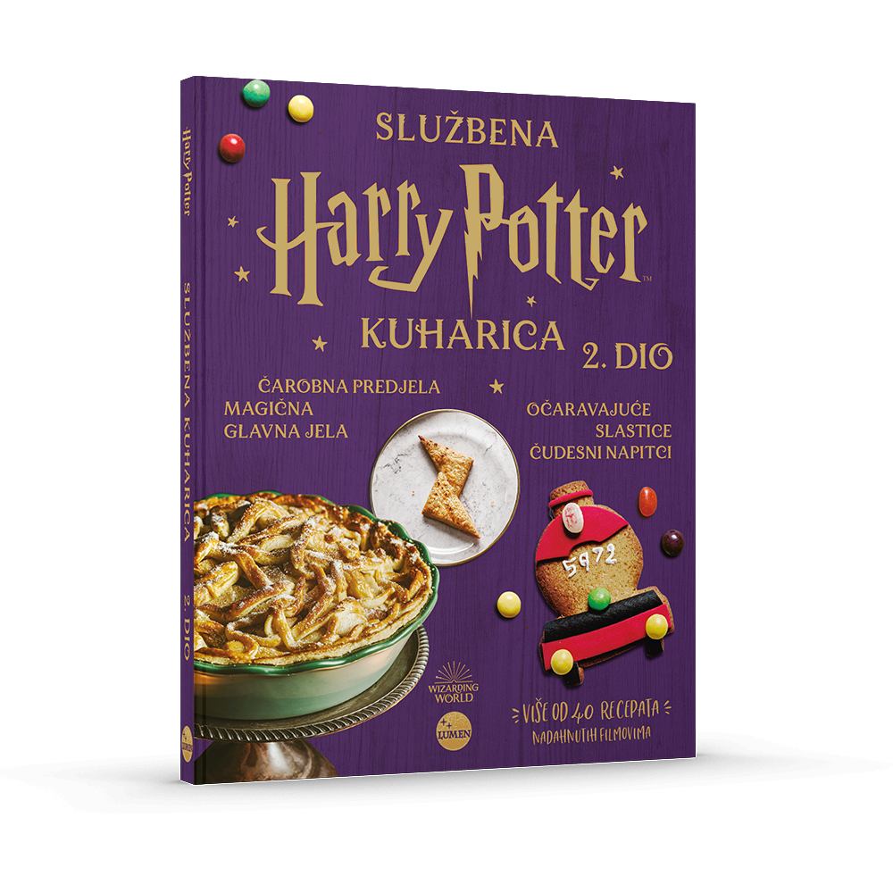Nova službena Harry Potter kuharica – Čarobna predjela, magična glavna jela, očaravajuće slastice i čudesni napitci, 2. dio