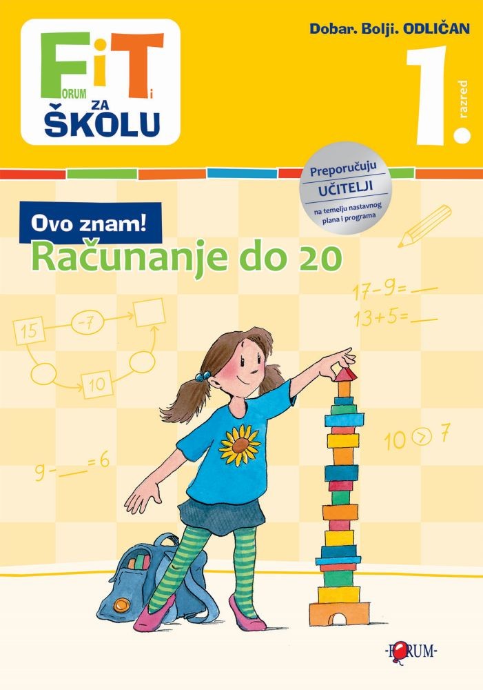 FiT ZA ŠKOLU - Računanje do 20, 1. razred