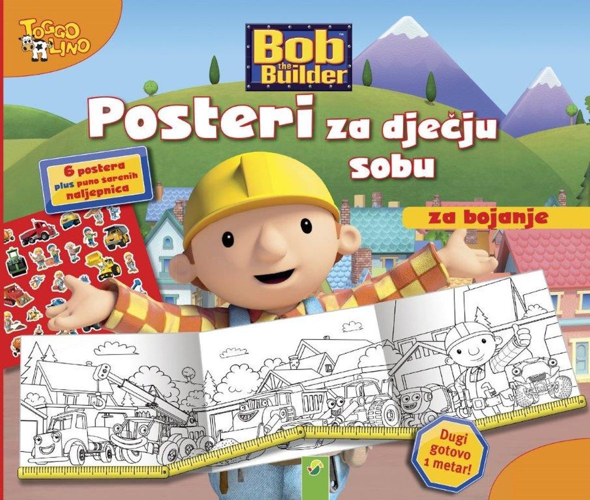 Bob Graditelj bojanka – posteri za dječju sobu