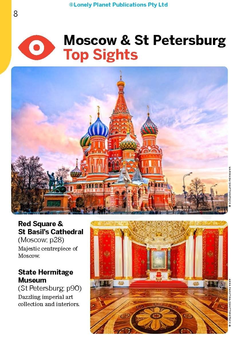 Moscow & St. Petersburg- Lonely planet