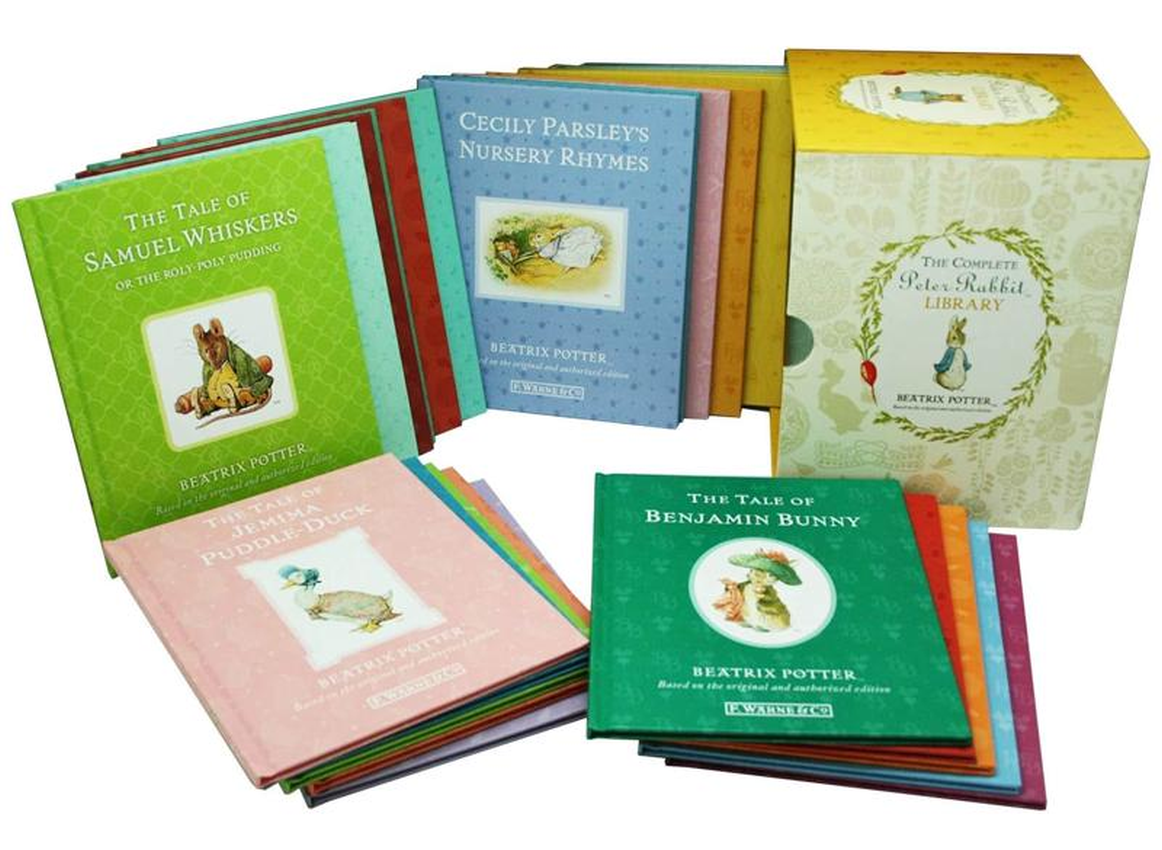 The Complete Peter Rabbit Library Box Set With 23 Volumes (Harcover)