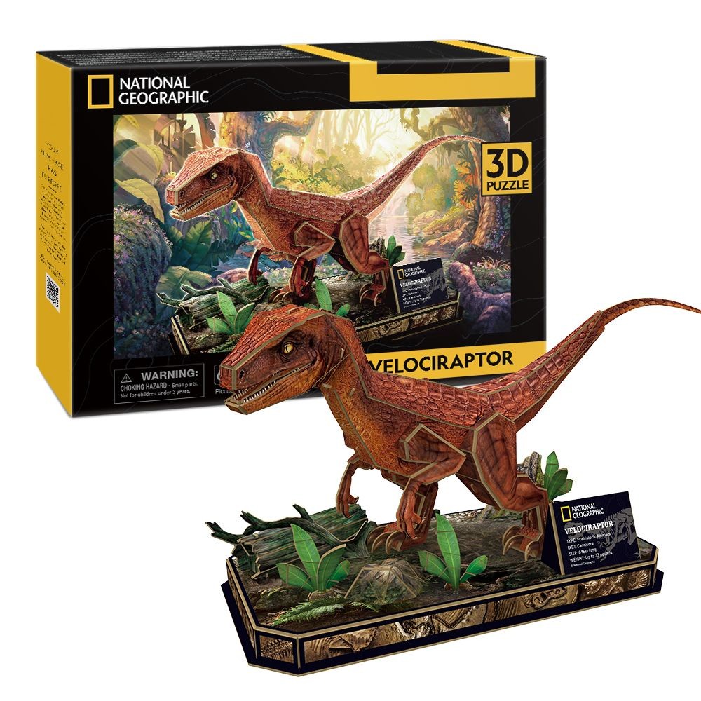 Cubicfun 3D puzzle dinosaur Velociraptor