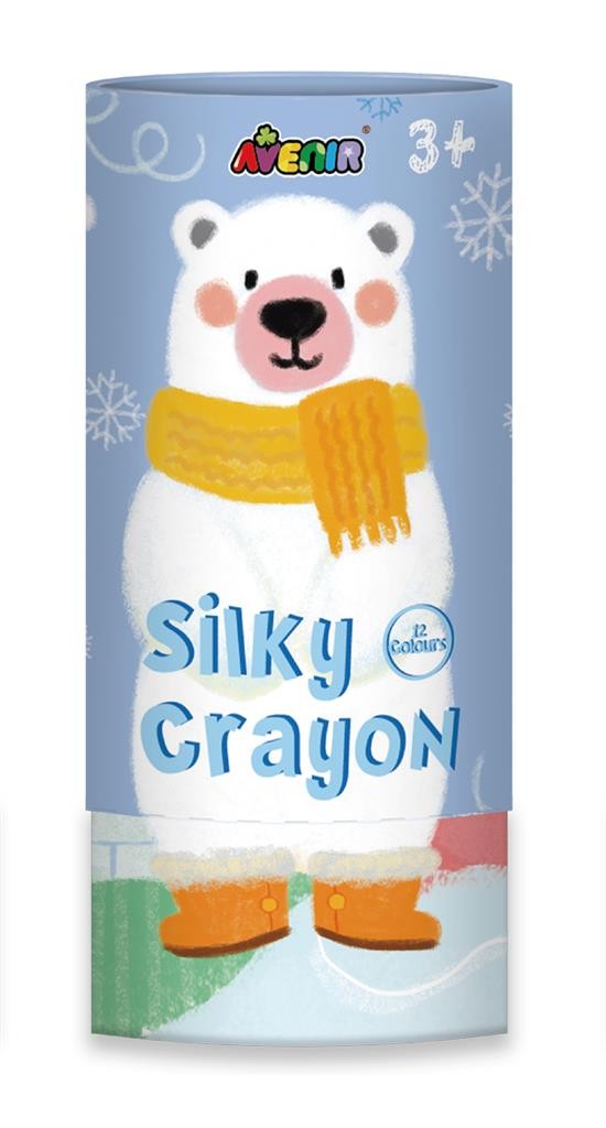 Avenir - Silky Crayons & Poster - Polar Bear