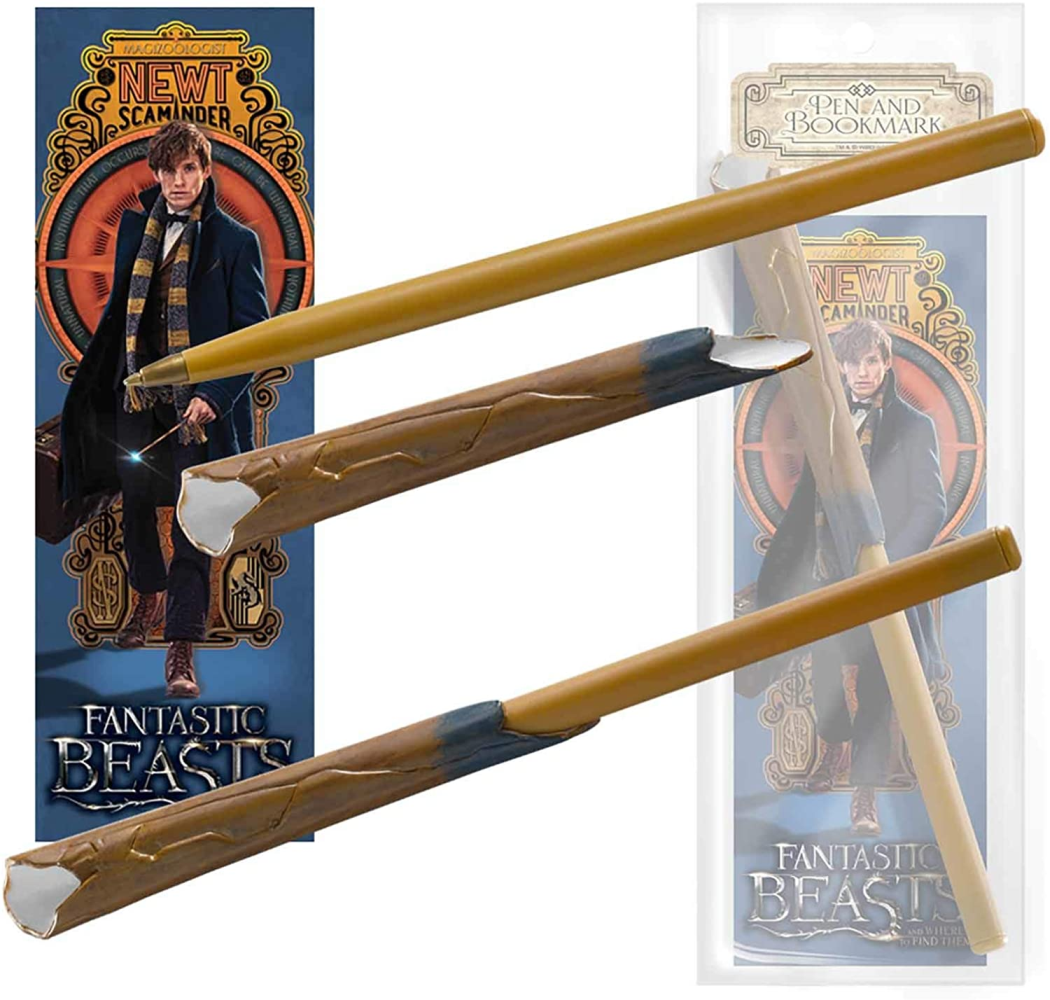 Fantastic Beasts - Newt's Wand Pen & Bookmark